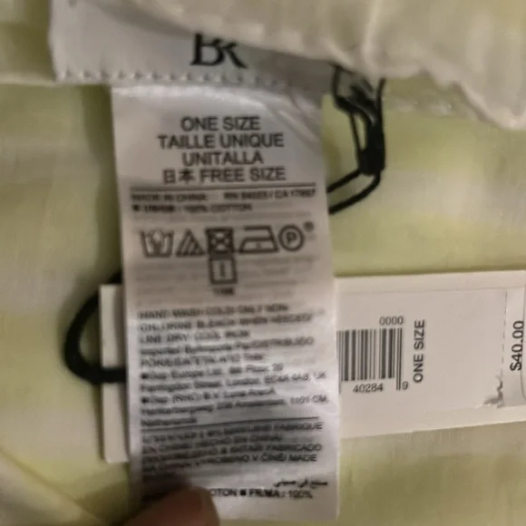 Banana Republic summer stripe cotton bandana 25” square & NWT - Picture 3 of 4